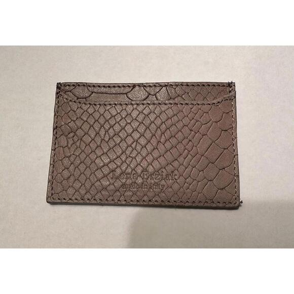 Lena Accessories - Lena Erziak Leather Credit Card Case New Taupe